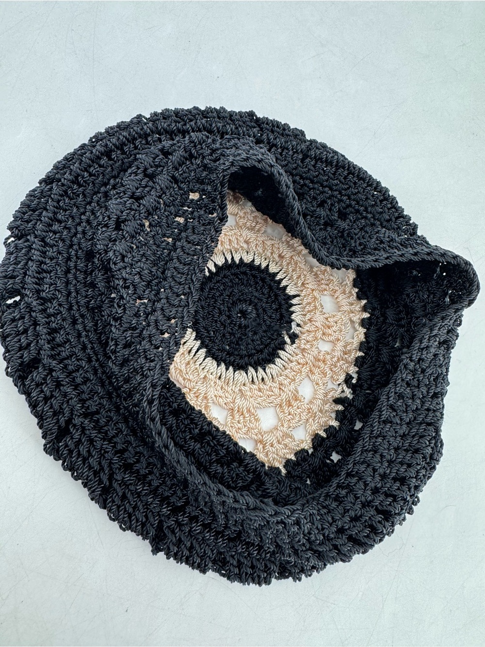 Vintage Y2K Boho Festival Grunge Crochet Macrame Handcrafted Beanie Knitted Hat - Picture 8 of 14